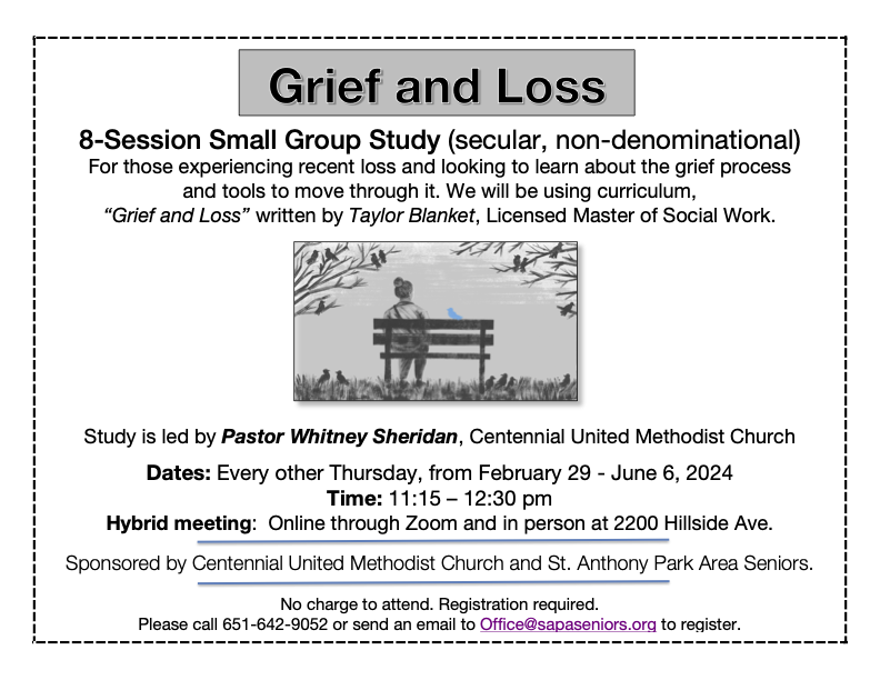 Grief and Loss flyer